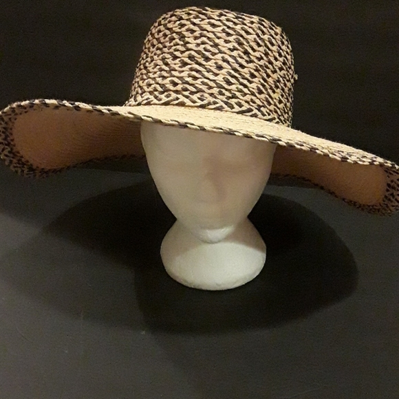 c VINYAGE SCALA ONE SIZE WOVEN STRAW HAT - Picture 1 of 5